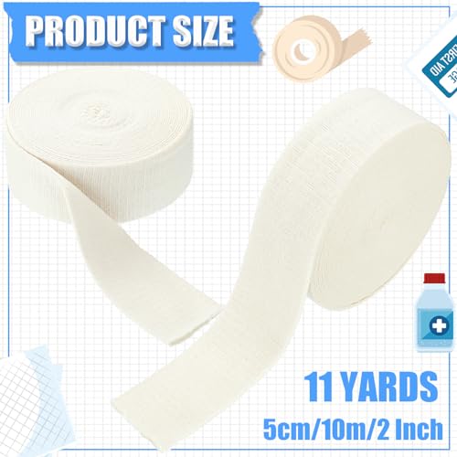 tondiamo cotton tubular stockinette gauze roll tubular arm stocking elastic leg stockinette tubing compression tube sleeve bandage for cast plaster comfort wear sweat absorbent 2 inch x 11 yard