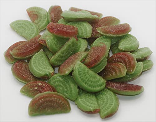100 gr. Zuckerfreie Kiwi Erdbeere süß sauer die Jahrmarkt Süßigkeit von Jahrmarktbonbon