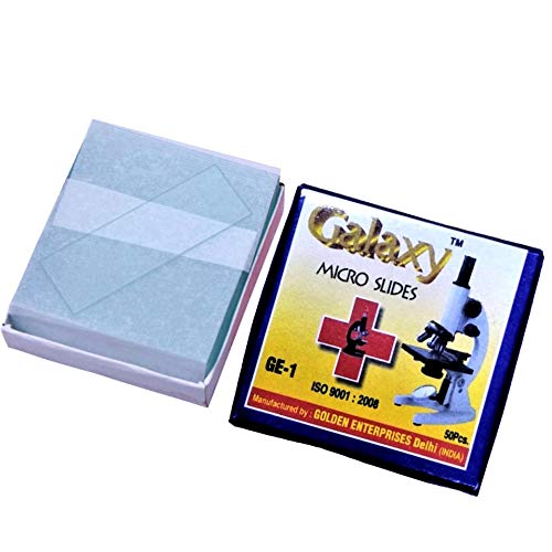 Galaxy Microscope Glass Slides (Pack of 50 slides) 75 X 25 X 2 mm (B0856QL4PF) Amazon Price History, Amazon Price Tracker