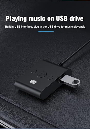 Receptor Bluetooth 5.4 para Audio de Auto, Adaptador Inalámbrico miniatura 7