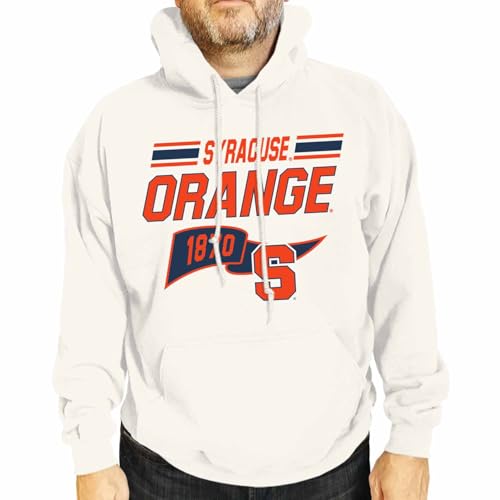 Campus Colors NCAA Adult Unisex Varsity Club Pennant Hooded Fleece