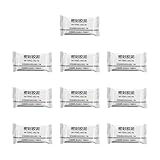 防水パテ 10個セット非硬化エアコン用シールパテ 発泡粉/PVA配合 壁穴・エアコン配管補修専用 8x4x3cmコンパクトサイズ 非危険物認定 賃貸退去時・緊急漏水対応 20gx10袋同梱