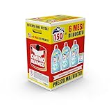 Omino Bianco - Detersivo Lavatrice Liquido, 150 Lavaggi, Rispetta Colori e Tessuti, Fresco...