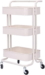 Coche de Almacenamiento de Baño, Adecuado para Salones de Belleza, Tiendas de Tatuajes, Manicuristas, Esteticistas para Mascotas/Negro/Engrosado, DCNGXUKLK, Blanco, Engrosado