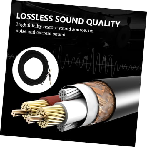 Cable aux jack 3.5mm de 5m LOLIPPYY estéreo macho a macho de TPE para auriculares 5