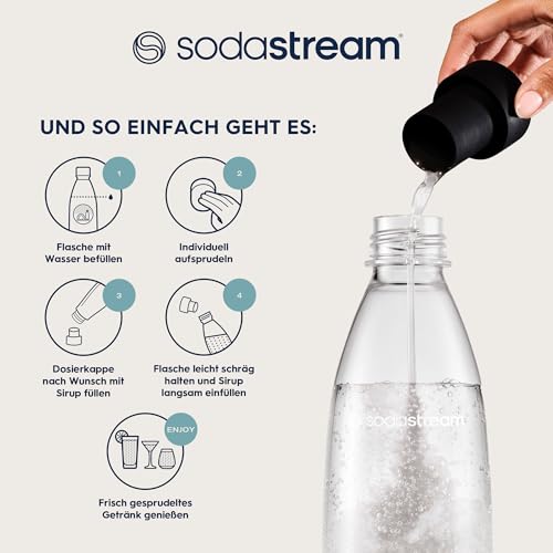 SodaStream CLASSICS Tonic ohne Zucker | Sirup | Zuckerfrei | Sekundenschnell zubereitet & immer frisch | Ergibt ca. 9 Liter | 440 ml | 1er-Pack 4