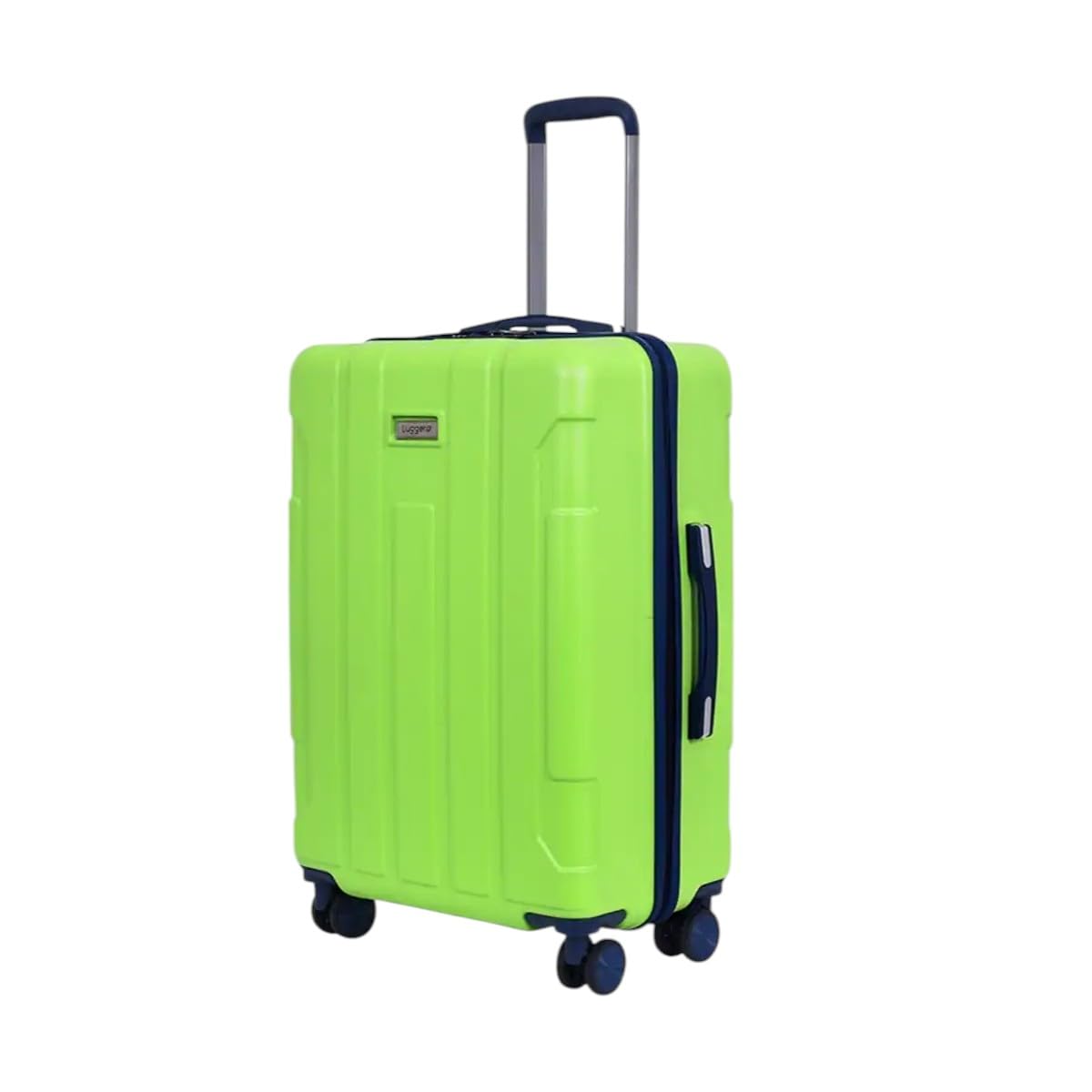 Smart Class Premium Hard Sided PC Trolley Bag, 54L, Small Cabin Size, Lightweight, 8-Wheel 360° Spinner, Number Lock, Unisex, Green-image-1