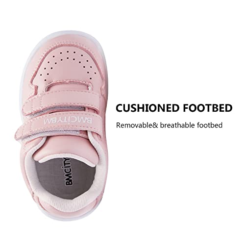 Image of BMCiTYBM Baby Toddler Walking Shoes Infant Boy Girl First Walker Sneakers | Tennis Barefoot Shoes Breathable Lightweight Non-Slip Comfortable Stylih Casual Outdoor Indoor