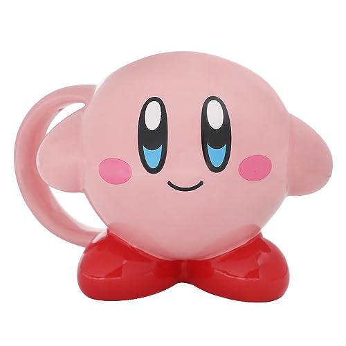 Amazon.com | Bioworld Kirby 18 Oz Pink Sculpted Ceramic Character