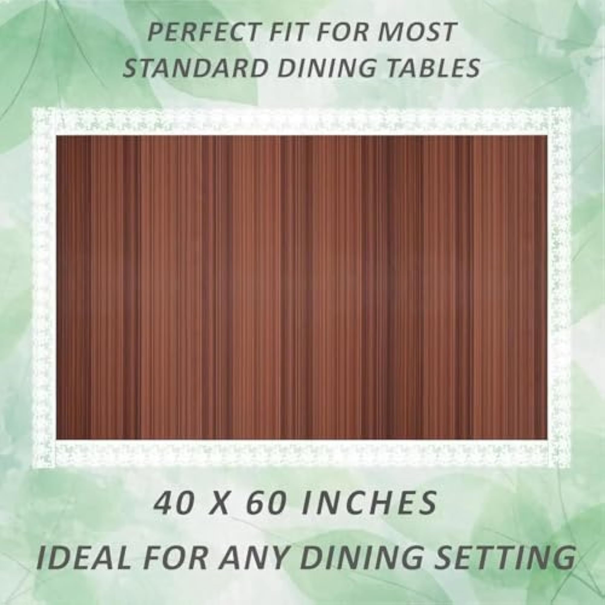 Premium Center Table Cover, Brown, 40 x 60