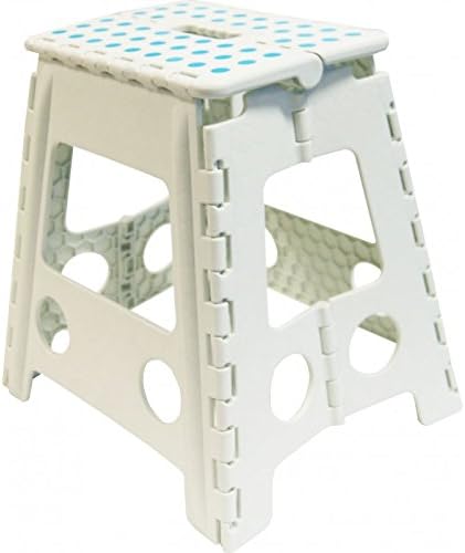 TR24 Folding Stool Step Stool Foldable Stool Step Step Step Folding Step Large b.150kg White