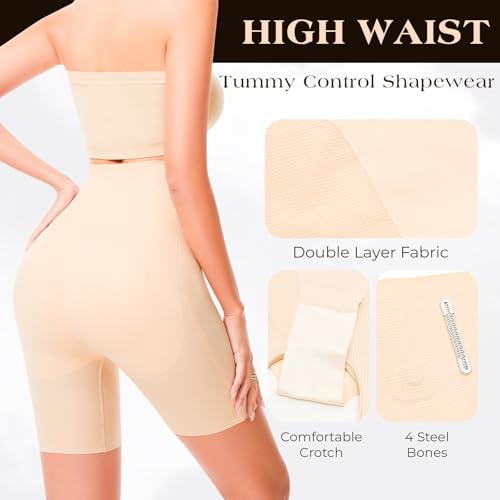 Anygirl Padded Shapewear for Women High Waist Hip Enhancer Shapewear Seamless Underwear Tummy Control Butt Lifter Panties3