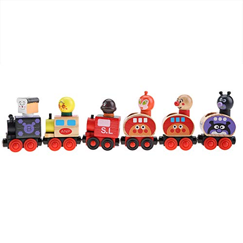OhhGo Holzeisenbahn Spielzeug Mini Holz Magnet Zug Set für über 3 Jahre alt Jungen und Mädchen – Bild 8