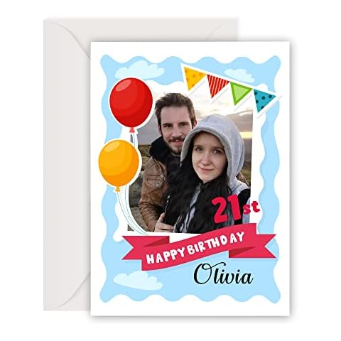Personalised Birthday Cards Greeting Cards Cover