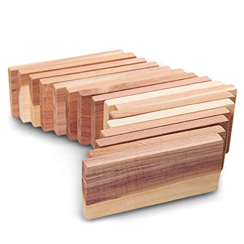 Vumdua cedar blocks, 16 pcs natural aromatic cedar bloc…