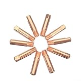 Lot de 10 embouts de contact de soudure en cuivre de 1,0 mm pour torche MIG 15AK, compatib...