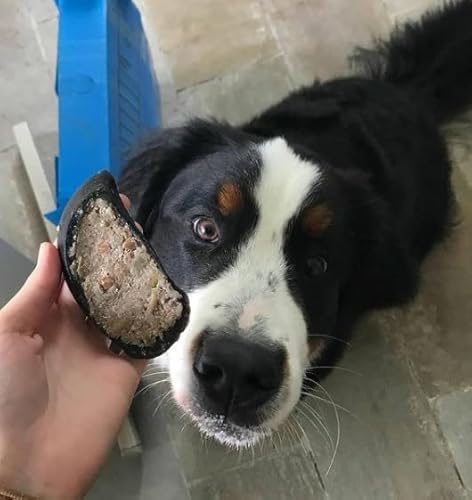 Natural Farm Casco Bovino Recheável E Resistente Para Cães, Petisco Para Cachorros Pacote Com 6 Unid