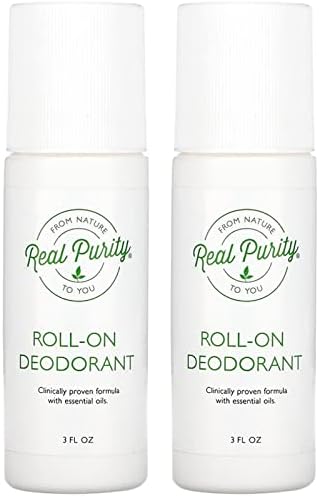 Real Purity, (2 Pack) Roll-On Deodorant