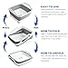 Collapsible Dish Basin, 2.4 Gallon Foldable Kitchen Sink with Drain Plug for Space-Saving Dish Washing, Vegetable & Baby Bottle Cleaning