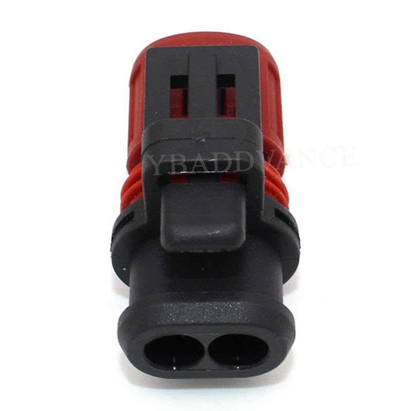 1337245-3 2 Pin Female Amp Seal Electrical Terminal Connector for Fuel Injector System - (Color Name: Female)