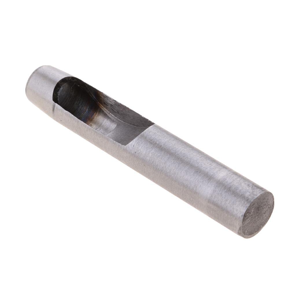 Juego de Punzones Circulares Huecos de Acero de Calidad para Trabajos en Cuero - 13 Mm, 5 piezas