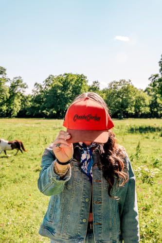 Image of Western Cap - Solid Back Adjustable Snap Back Hat for Men and Women - Ideal for Outdoors and Everyday Wear