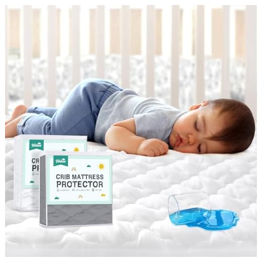 Fitted Waterproof Crib Mattress Protector Pack