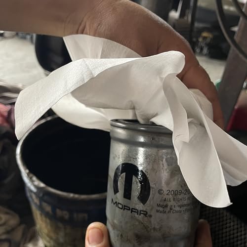 Image of AAwipes Industrial Wipes Multi-purpose Cleanroom Wipes | 500 PCS | 10 inch*12 inch, White| Dust-Free Cellulose /Polyester Blend Disposable, Jumbo Roll, High Absorbency - NW0561012R