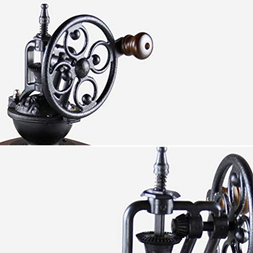 Luxshiny Moedor de Café Manual Moedor de Café Moinho de Rolo Manivela De Madeira Do Vintage Antigo M