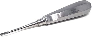 DEL 46R Dental Elevator Offset Tip for Tooth Molar Root Extraction Made of Stainless Steel with Hollow Handle Surgical Implant Luxating Instruments
