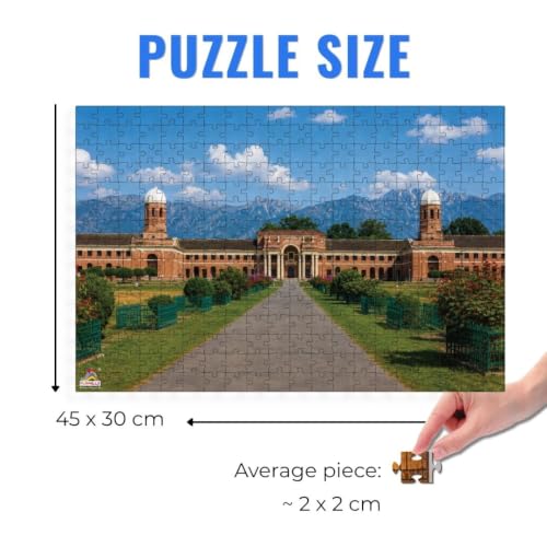Image of FRI Building Architecture, Dehradun | 300 pcs Wooden Jigsaw Puzzle by Playhills for Kids Adults | Focus and Mind Relaxation Puzzles