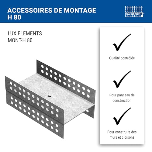 Panneaux de construction : comment les raccorder facilement avec le kit LUX ELEMENTS 80 mm - 4