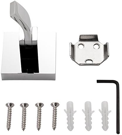 LightInTheBox® Wall Mount Solid Brass Single Robe Hook Home Improvement Tools Chrome Silver Towel Bar Over The Door Towel Rack Bathroom Towel Stands Standing Shelf Hotel Hooks Lavatory Ladder Hanger