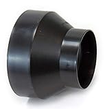 KAZE APPLIANCE 6 to 4 inch Round Duct Reducer for SEP series Bathroom Ventilation Fan Adapter