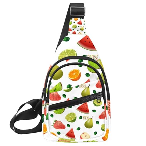 Sac à bandoulière Fruit contre la pluie sac de poitrine homme