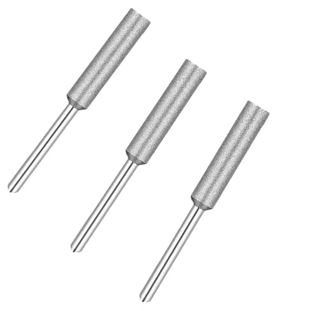 Testa Abrasiva Cilindrica Con Rivestimento Diamantato, Grana 240, Gambo 6-40mm 6-8mm, Punte Montate for Strumenti Di Intaglio In Ceramica, Vetro, Pietra Di Gioielli (1 PC)(40mm)