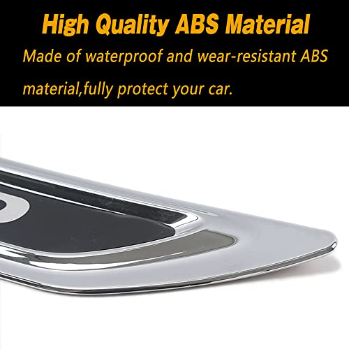 Cebat 2Pcs Abs Chromed Air Vent Hood Intake Fender Trim Side Wing Fender Emblem Badge Decoration Cover Trim For Crv 2017 2018 2019 2020 2022 #TOP2
