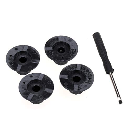 Musiclily Pro Imperial Inch Size Boutons Guitare Chapeau de Sorcière 2 Tone 2 Volume Skirted Amp Knobs Set,Noir (Lot de… - Les Beatles, Paul McCartney, John Lennon, RIngo Starr, George Harrison Musiclily Pro Imperial Inch Size Boutons Guitare Chapeau de Sorcière 2 Tone 2 Volume Skirted Amp Knobs Set,Noir (Lot de… – Image 4