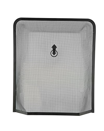 Pare-étincelles cheminée protection écran noir pour chambre enfant et animal