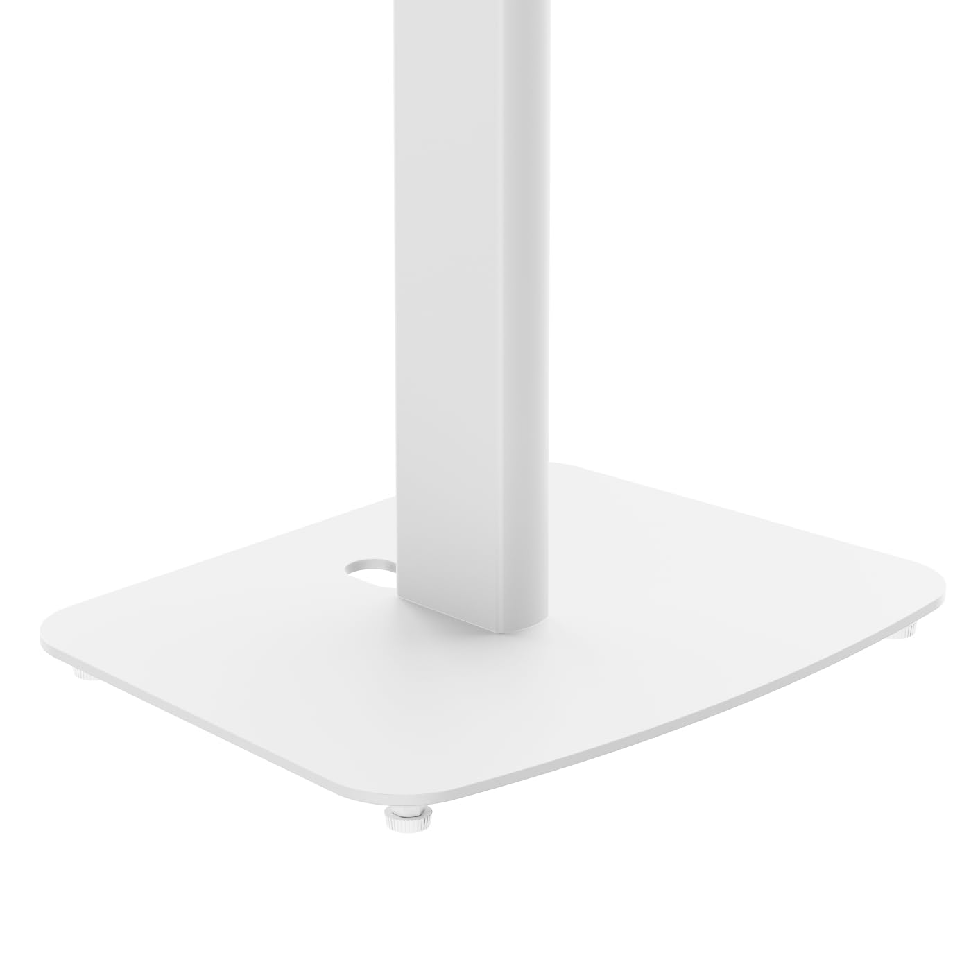 VDD Soporte de Suelo Adecuado para Sonos® - Soporte de Altavoz Era 300® - Gestión de Cables - Altura Ajustable - Blanco
