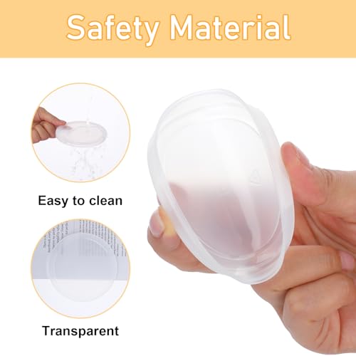 cobee 6Stück Dosendeckel 400g, Waschbar Dosendeckel Hundefutter Weiß Deckel für Dosen Kunststoffdeckel für Dosen für Aufbewahrung Lebensmittel Tierfutter Katzenfutter Hundefutt(75mm)