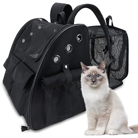 Weitars Erweiterbarer Katzen-Rucksack für Katzen und kleine Hunde Cover