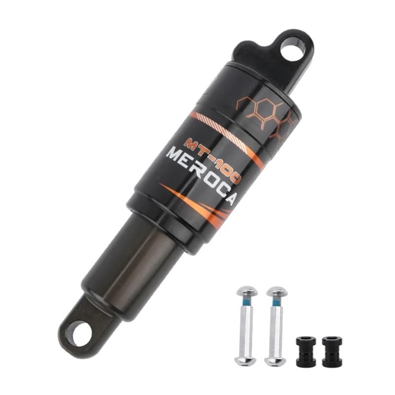 Fahrrad DäMpfer 125mm / 150mm / 165mm / 190mm Mountainbike Feder Hinterrad Stoßdämpfer Luftkammer MTB Faltrad Stoßdämpfer FahrraddäMpfer Komponenten(165mm 1000lbs)