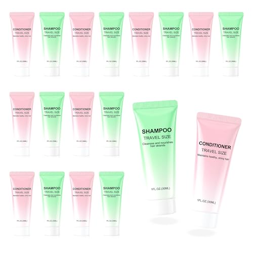 Kocpudu Travel Shampoo And Conditioner Bulk, 30ml Travel Size (10-PACK)