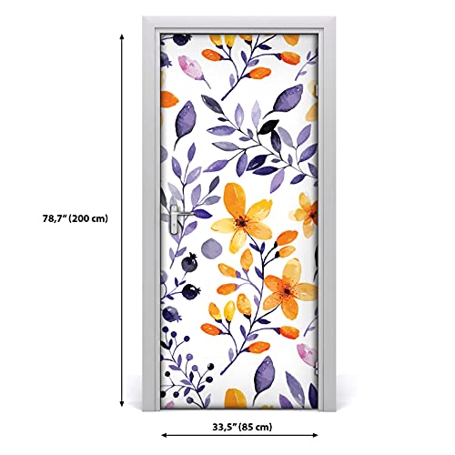 Décoration de porte imperméable fleurie Magic-Stick