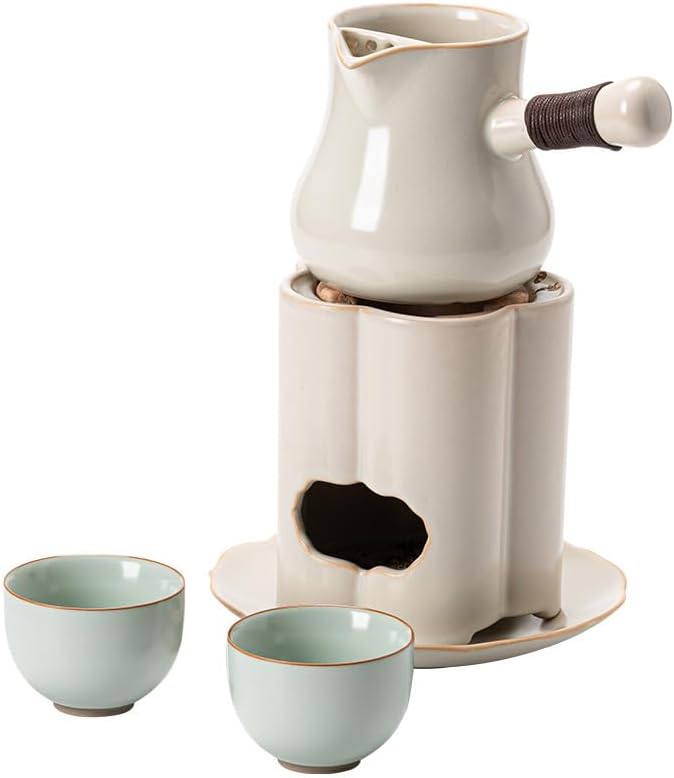 罐罐茶煮茶用品围炉煮茶家用室内功夫茶具 tea pots侧把茶壶陶瓷炭火炉子套装
