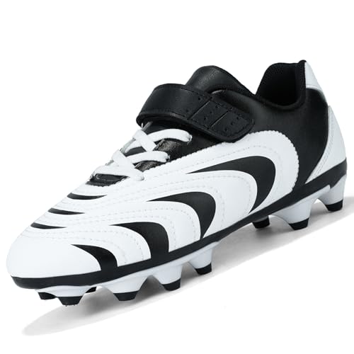 Unitysow Enfant Chaussures de Football Garçon Fille Professionnelles Crampons Chaussure de Foot Adolescents Athlétisme Entrainement Chaussures de...