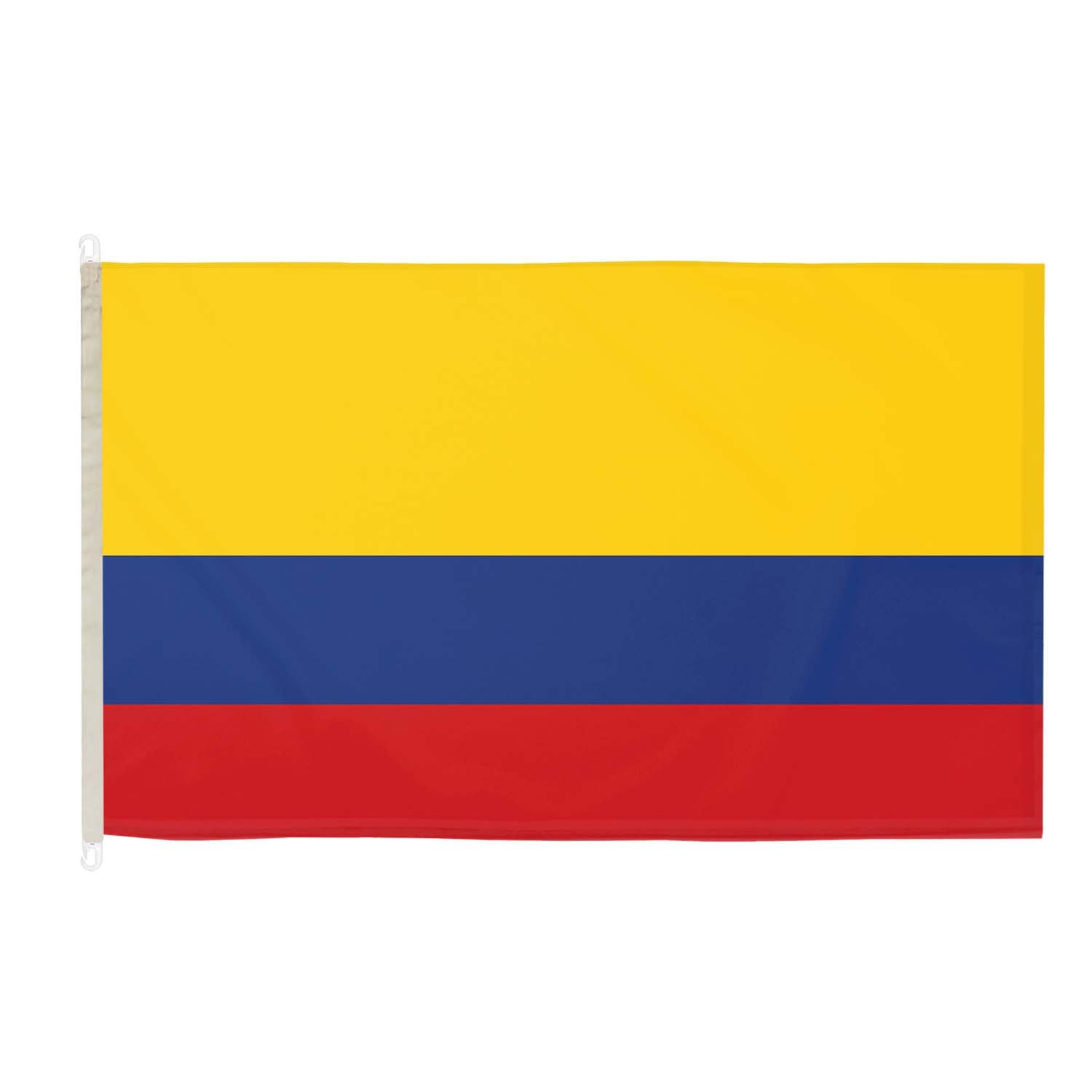 Bandera Colombia DuraFlag con clips, 150 cm x 90 cm