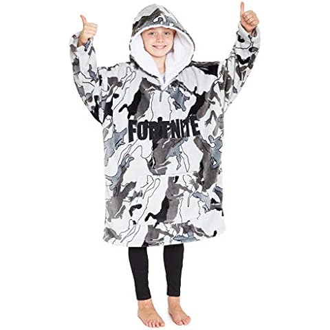 Fortnite Sudadera Manta con Capucha, Sudaderas de Forro Polar Super Suave Invierno Cover