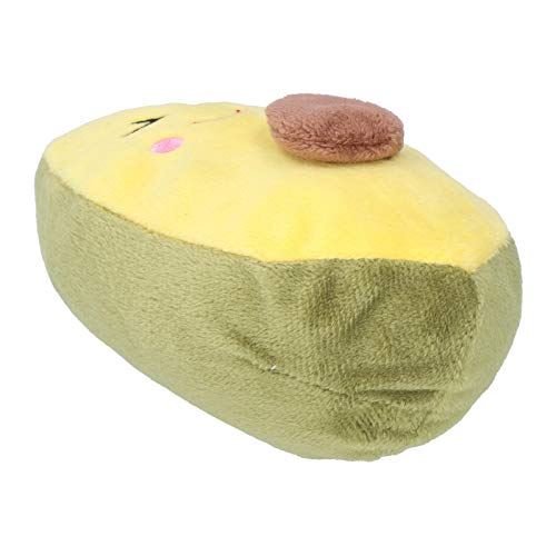 Glomora Hundespielzeug Quietschend,Kauspielzeug Hunde Avocado Haustierspielzeug Plüsch Hundebeißspielzeug mit Geräusch spielendes Beißspielzeug für kleine Hunde